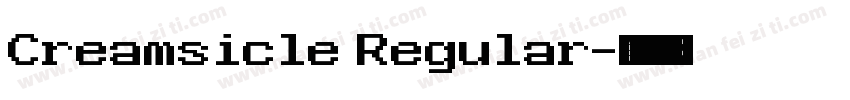 Creamsicle Regular字体转换